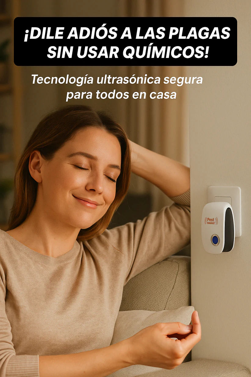PestReject - Repelente Ultrasonico De Plagas