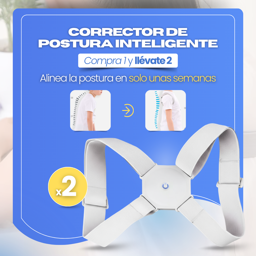 Corrector De Postura Inteligente - Compre 1 Leve 2 🎁