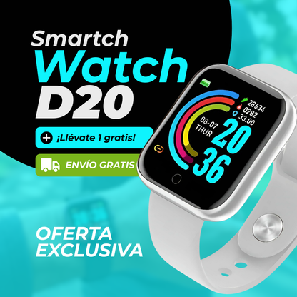 SmartchWatch D20 - Compra 1 Llevate 2 GRATIS 🎁🎁