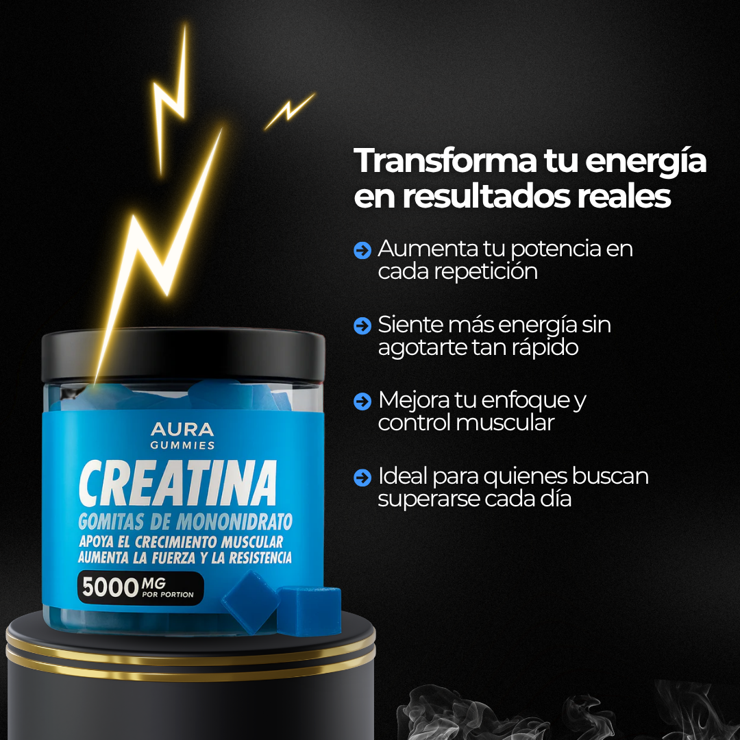 Aura Gomitas De Creatina - Compra 1 Llevate 2 GRATIS 🎁