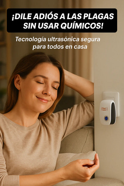 PestReject - Repelente Ultrasonico De Plagas