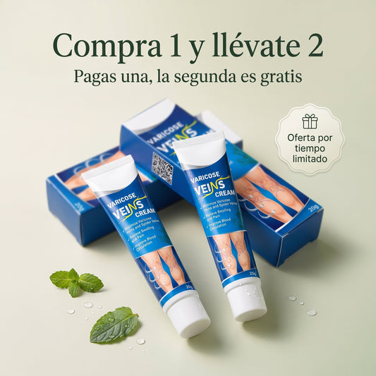 Veins - Crema Para Varices - Compre 1 Llevate 2 GRATIS 🎁